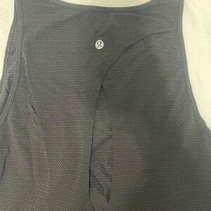 Lululemon Gray Mesh Tank Top